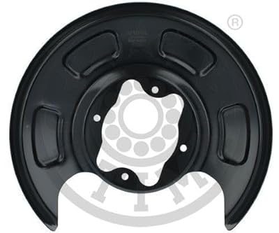 OPTIMAL Ankerblech Hinterachse links Spritzblech Bremsscheibe schwarz Stahlblech für KIA Picanto (SA) BSP-9227L