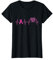 Octobre rose cancer du sein battement de coeur ruban femme T-Shirt
