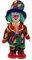 Harilla Handgefertigte Clown SpielzeugSpielzeugpuppe Aus, Spielzeug, Halloween Dekoration, Ornamente, Geschenke, 18 cm