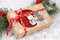 Weihnachten Geschenkbox: 150 Stk. Bienenwachskerzen Geschenkkerzen 18,5cm lang + Kalender+ Holzhänger für Christbaum (blau)