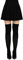 looksy Calze alte da donna sopra il ginocchio spessa coscia calzini alti a fantasia casuale sexy stile a maglia cosplay calze da donna caldi stivali lunghi morbidi ragazze parigina, schwarz, Taglia