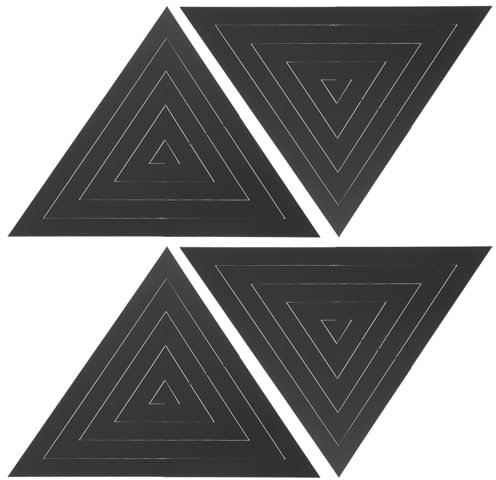 Abaodam 20st Acryl Spiegel Wandaufkleber Für Spiegel Geometrische Wandschilder Dreiecke Wandtattoo Abnehmbare Wandsticker DIY Wandaufkleber für Zuhause Schlafzimmer Hintergrunddekoration