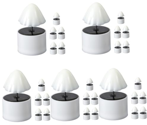 Mipcase 30 Pièces Photophore électronique fausse bougie bougies chauffe-plat lumière solaire chandelle led batteries lampe à bougie lampes solaires bougie solaire Charge La batterie lustre