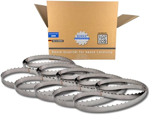 Lot de 5 lames de scie à ruban en bouleau pour scie mobile 3660 mm x 32 mm x 1,1 mm ZT22 mm