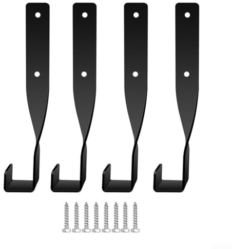 Kettensägen-Wandhalterung, Aufbewahrungsregal, Haken, Zubehör, Werkzeuge für Garagen, Rasentrimmer, Wandaufhänger (4 Stück)
