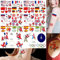 Drapeau tatouage temporaire, 110 pièces États - Unis France Chine Allemagne Russie Canada Japon Royaume - Uni Espagne Brésil drapeau faux visage tatouage du corps, spécial pour les Jeux