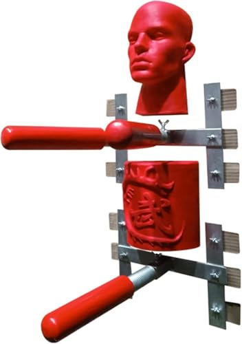 Wing Chun Dummies Tragbares Wing Chun Trainingsgerät Haltbarkeit Wing Chun Dummy Trainer Holz Hängende Chinesische Traditionelle Kampfsportarten Man Pile mit Federarm