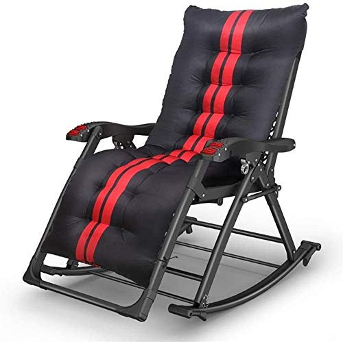 Generico Sedia a Sdraio Pieghevole, sedie a Sdraio Regolabili per Esterni, Giardino, Relax, Sedia a Dondolo, poltrone, sedie a rotelle, pastori, verande, Spiaggia, Interni, reclinabili, Pieghevoli, 2