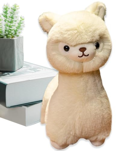 Zunetsutock Llama Plush und weiches -Kissen-Wurfkissen - -Schäler, umarmbare Heimspielzeugdekoration für die Dekoration des Schlafzimmers von Dom Sofas