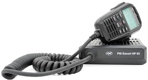 CB radio station PNI Escort HP 65 ASQ, multi-norm, Noise Blanker, ASQ, adjustable SQ, 12 V - 24 V, cigarette lighter plug included