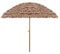 YAVYAV 7.9ft/240cm Thatched Tiki Umbrella With Push Button Tilt, Beach Umbrella Hawaiian Style With 8 Ribs, For Garden Patio Beach Yard(2.0m/6.6ft)