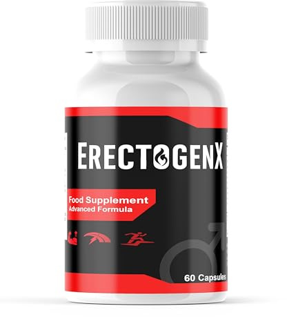 ErectogenX – Advanced Male Vitality Supplement | 60 Capsules | Supports Energy, Stamina, Strength & Hormone Balance | Non-GMO, Made in GMP Facilities/Slim Warriors