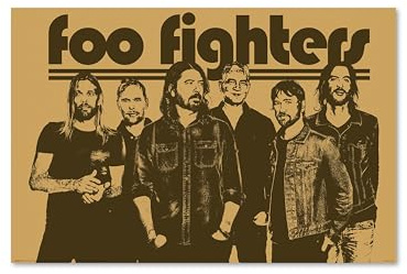 Pyramid International Foo Fighters Poster Group – Offizielles Bandposter – Rock Musik Wanddeko – 61 x 91,5 cm – Musikposter für Fans