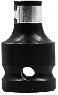 Durability Steel Impacts Driver Bit Adapter for 1 / 2inch Square Drives to 1 / 4Inch Hexadecimal Socket Adapter Enthusiasts Accessories