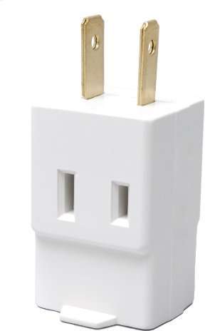 Eaton 4400W-BOX Prise simple à trois prises 15 A 2 pôles 2 fils 125 V Prise cube à trois prises Blanc