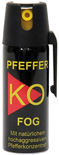 Ballistol Unisex – Erwachsene Verteidigungssprays Pfeffer KO Fog Abwehrsprays, 50 ml