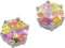 Orphelia Damen-Ohrstecker Rainbow Collection 925 Sterlingsilber Multicolor Zirkonia CC-34