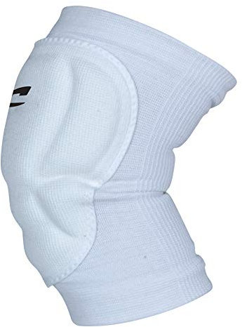 Champro Rodillera de alta compresión o perfil bajo (blanco, adulto)