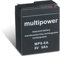 akku-net Bleiakku (multipower) MP9-6A, 6V, Lead-Acid