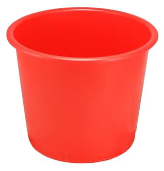 Deflecto 14 Litre Plastic Waste Bin - Red