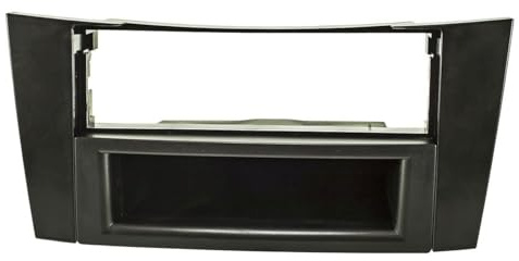 tomzz Audio 2434-010 Radioblende kompatibel mit Mercedes E-Klasse W211 inkl. Ablagefach