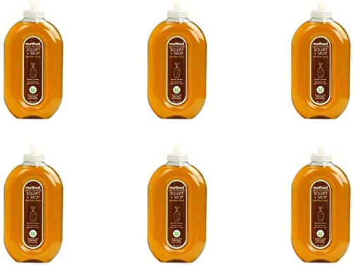 Method Wood for Good Floor Cleaner Almond 739 ml (Pack of 6)