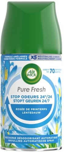 Air Wick Freshmatic Max Pure, Nachfüller für automatisches Duftspray, Frühlingsfrische, 3x2 Stück (6 x 250 ml)