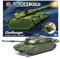 Airfix QUICKBUILD Challenger Tank Desert Model Kit - Construction Toys for 6+ Year Old Boys - Model Tank Starter Kit for Kids - Easy Build Model Vehicle with No Glue - Tank Model Building Set