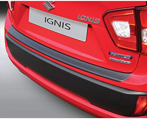RGM ABS Heckstoßstangenschutz passgenau | kompatibel mit Suzuki Ignis 2016-2020 Schwarz