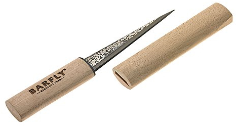 Barfly M37063 Tapered Ice Pick, Stainless Steel, Beech Wood