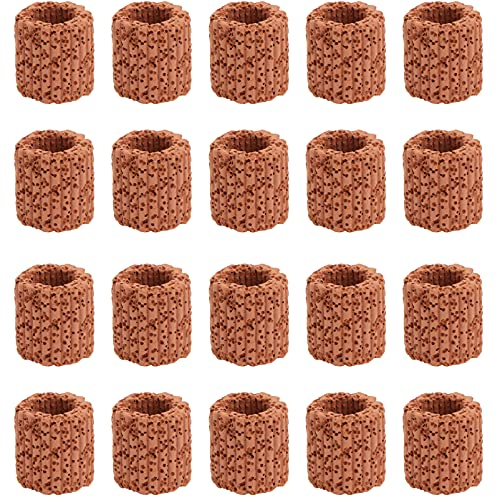 balacoo 20 stücke wasserpflanze Ringe Keramik Feste Ringe für Aquarium Aquarium