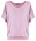 Van Der Rich ® - Tshirt Oversize mit V-Ausschnitt im lässigen Stil - Damen(Rosa, M)