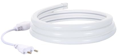 LEDKIA LED Streifen Neon Dimmbar 220V Rot Halbrund 180° 7.5W/m Schnitt 100c