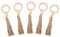 HLIWS 5 Stück Serviettenringe Holz,Holzperlen Serviettenringe mit Quasten,Boho-Serviettenschnalle,für DIY handgefertigte Dekorationen Handwerk Machen