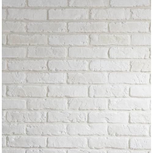 Parement brique blanche béton 0,68 m2