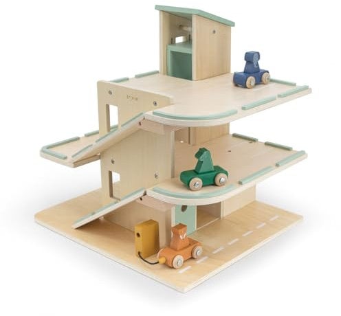 Trixie - Holzgarage mit Accessoires