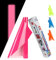 VEGIXO Heat Transfer Vinyl Pink – Glow in DarkIron on Vinyl Roll, 12inx8Feet, Easy to Cut & Weed, Design T-Shirts & Crafts