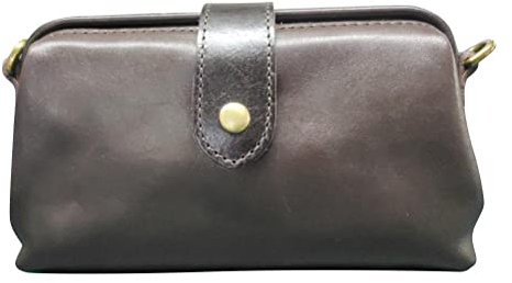 Fauitay Arzt Handtasche Ledertaschen Damen Umhängetasche Arzt Stil Taschen, Retro Handgefertigte Arzttasche Umhängetasche Damen Vintage Stil Leder Umhängetasche Umhängetasche (Kaffee)