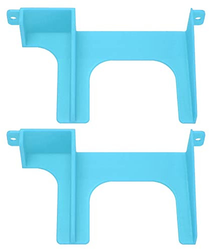 2PCS 2.5in SSD Tray, SSD Mounting Bracket 2.5 Adapter, HDD SSD Hard Disk Drive Bays Holder Metal Mounting Bracket Adapter for PS2 SCPH 30000 SCPH 50000 Console (Blue)