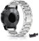 Armband Kompatibel mit Garmin Vivoactive 4/ Vivoactive 3/ Vivoactive 3 Music Armband Edelstahl Für Herren Damen Elegant Metall Uhrenarmband (Silber,Vivoactive 3)