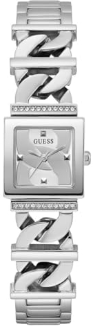 GUESS Damen Analog Quarz Uhr mit Edelstahl Armband GW0603L1