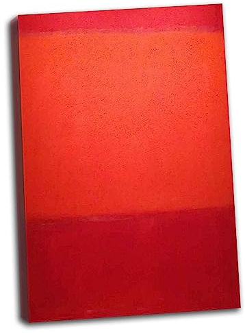 Lasite Mark Rothko Leinwandbilder Kunstdruck Bilder Reproduktion Leinwanddruck Bilder Leinwand Gemälde Wanddekoration gerahmt fertig zum Aufhängen(Gerahmt,（70x100cm） 28x39inch)