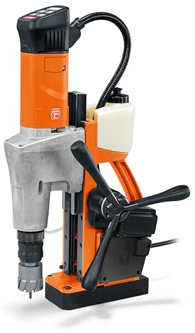 Fein Magnet Kernbohrmaschine KBM 50 AUTO QW 2 Gang Automatic Kernbohrgerät, 1200 W, Werkzeugaufnahme MK 3, Rechts-/Linkslauf, digitaler Bohrvorschub 72732761000