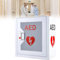 14,1 x 7 x 15,7 Zoll AED-Defibrillator-Wandschrank, Aufbewahrungsschrank aus Stahl mit Schnappverschluss, Herz-Defibrillations-Alarmbox, passend für AED-Defibrillatoren Aller Marken