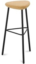 ZStyle Sgabello Tappo Bottiglia In Sughero e Metallo - Originale Domitalia - Moderni - Design - Bar Vino Enoteca Champagne Spumante Bouchon (66 cm)