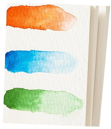 Aquarellpapier 300GSM, 100% Baumwollpapier Aquarell Malbuch, Watercolor Paper Aquarell Papier Malpapier Aquarellpapier Postkarten für Studenten Lehrer Künstler Gouache Zeichnen(120 Blatt)