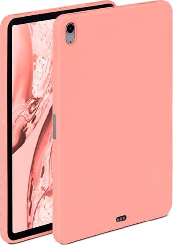 ONEFLOW Soft Case für Apple iPad Air (4. Generation - 2020) Hülle aus Silikon mit Kameraschutz, Silikonhülle mit Schutz fürs Display, Backcover Tablet Schutzhülle, weiche Tablethülle, Rosa