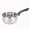 BAUMALU - Casserole Primo - Acier Inoxydable - Tous Feux dont Induction - Triple Fond Diffuseur, Répartition Homogène de la Chaleur - Manche Fixe en Bakélite - Ø20cm