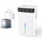 Luftentfeuchter 2600ML Raumentfeuchter klein Dehumidifier Automatisches Abtauen Mit 7 Farbe Nachtlicht Schlafmodus Entfeuchter Leise für Schlafzimmer, Badezimmer, Kleiderschrank and Dressing Room