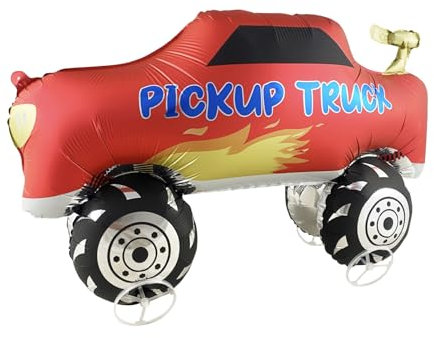 Ovanda FolienLuftballon Auto, Auto Geburtstag Deko, Hot Wheels Geburtstag Deko, Cars Geburtstagsdeko, Ballonauto, Cars Deko Geburtstags, Auto Folienballon, Luftballons Kindergeburtstag